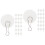 2 Count Clear Adhesive Hooks Ceiling Self For Decorations Decorative 6