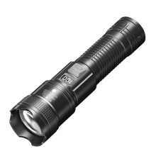 Tóirse LCD Campála YOBOLK, 10000Lumens, In-athluchtaithe, In-Zúmáil, 4 Mhód, Ag luí le USB C, Láimhe