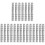 21 Pcs Loose Leaf 6-Ring Binding Spines Combs For A6 Notebook Planner 4