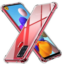 Yhteensopiva Samsung A21s -kotelon kanssa Army V3Transparent, yhteensopiva Samsung Galaxy A21s:n kanssa