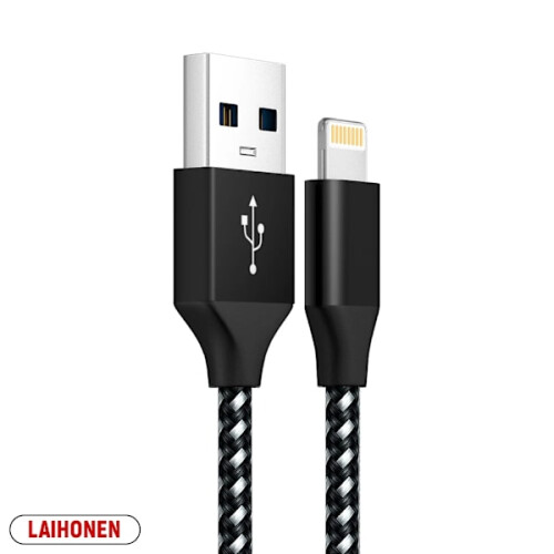 Καλώδιο USB LAIHONEN συμβατό με iPhone5-14Pro Max, SE, 1m2m3m, Καλώδιο γρήγορης φόρτισης iOS Data Charger,