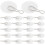 2 Count Clear Adhesive Hooks Ceiling Self For Decorations Decorative 3