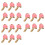18 Pcs Porcelain Spoon Household 7