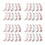 40 Pcs Halloween Face Stickers Waterproof Realistic Scary 8