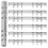 21 Pcs Loose Leaf 6-Ring Binding Spines Combs For A6 Notebook Planner 3