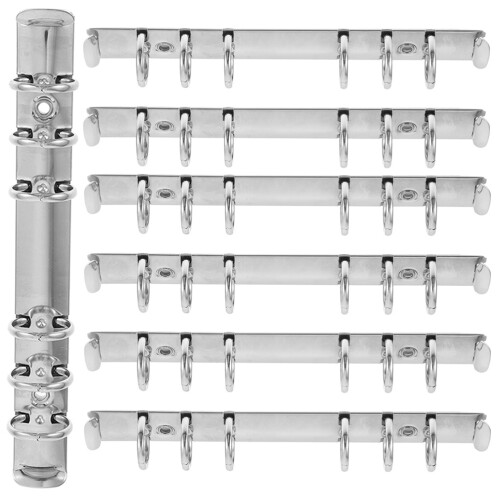 21 Pcs Loose Leaf 6-Ring Binding Spines Combs For A6 Notebook Planner 2