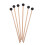 18 Pcs Solid Wood Rubber Drumsticks Keyboard Gavel 1