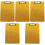 5Pcs Portable Acrylic Clipboard For Office Documents 3