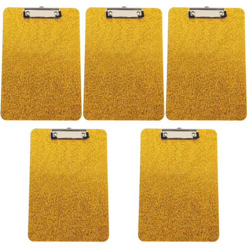 5Pcs Portable Acrylic Clipboard For Office Documents 2