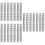 21 Pcs Loose Leaf 6-Ring Binding Spines Combs For A6 Notebook Planner 6