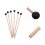 18 Pcs Solid Wood Rubber Drumsticks Keyboard Gavel 9