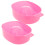 6 Pcs Single Layer Hand Soak Bowl Tub The Bubble Plastic 2