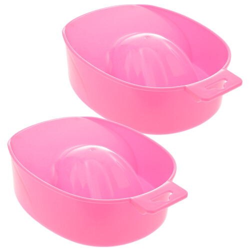 6 Pcs Single Layer Hand Soak Bowl Tub The Bubble Plastic 1