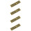 4Pcs O Blood Type Arm Patch For Backpack Clothing Decor 8