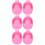 6 Pcs Single Layer Hand Soak Bowl Tub The Bubble Plastic 6