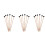 18 Pcs Solid Wood Rubber Drumsticks Keyboard Gavel 3