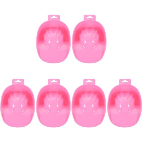 6 Pcs Single Layer Hand Soak Bowl Tub The Bubble Plastic 2