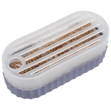 3Sets Catnip Hydroponic Planting Box Purple with Transparent Cover