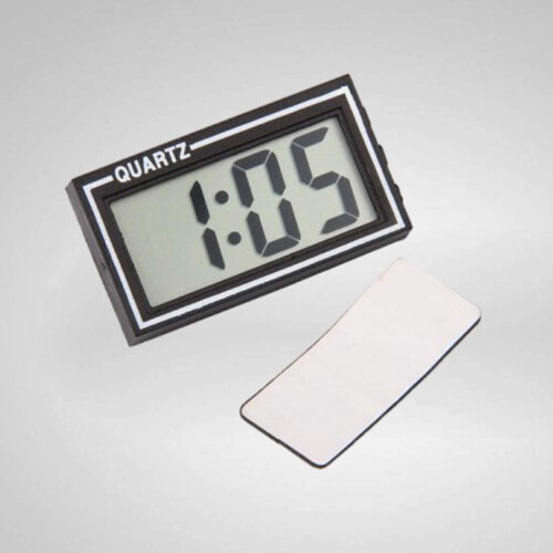 2Pcs Digital LCD Dashboard Clock With Calendar And Kickstand 2
