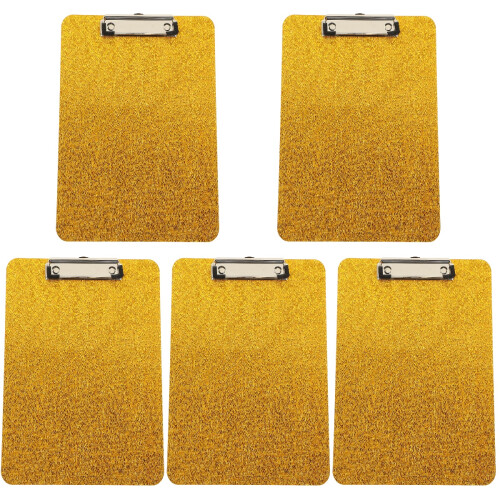 5Pcs Portable Acrylic Clipboard For Office Documents 1