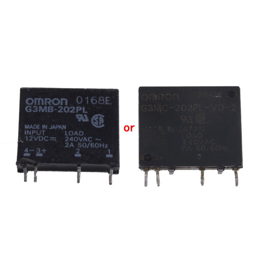 YEUHTLL Solid State Relais G3MB-202PL DC-AC SSR In 12V DC Uit 240V AC2A