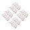 40 Pcs Halloween Face Stickers Waterproof Realistic Scary 5