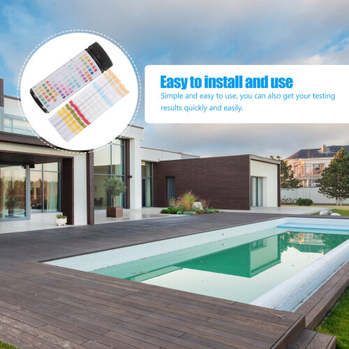 50Pcs 14 in 1 Water Quality Test Strips Pool Testing Paper 2
