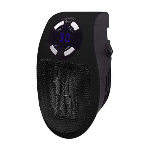 Θερμαντήρας χώρου Clearance, θερμαντήρας τοίχου 500W με ρυθμιζόμενο θερμοστάτη, 1