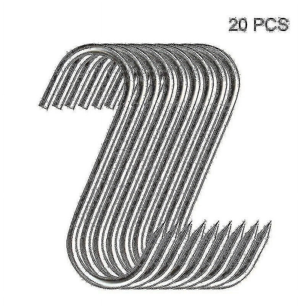 20Pcs Stainless Steel Hooks With Compatible With Sharp Tip For Butcher Shop For Kitchen Hot And Cold Smoking Practical Hook Drop Shipping 9048212216360