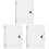 3Pcs Practical Transparent Notebook Binder Covers PP Material 4