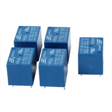 5 stuks 5V DC mini-vermogensrelais PCB-type vermogensrelais