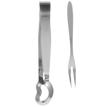 Klipsy do naczyń Snail Tableware Sztućce ze stali nierdzewnej Przybory do serwowania Stylowy design Szczypce
