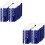 60 Pcs Plastic Erasers For School Students Stationery Test Exam 6