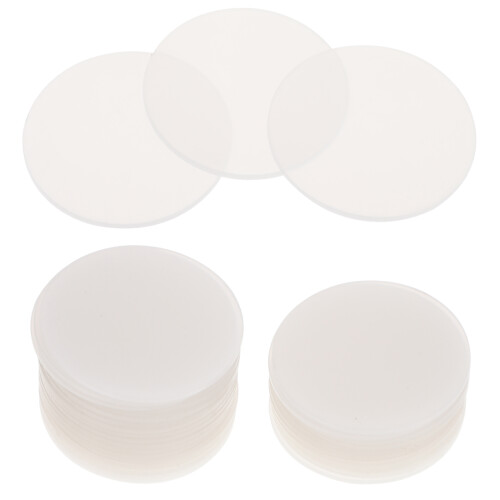 120 Pcs Clear Acrylic Circles Transparent Round Sheets