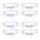 8Stk Stretch Spitzenstrumpfband-Set Mit Perlen Floralem Design 8