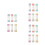 18Pcs Assorted Color Lens Boxes Secure Plastic Contact Lens Holder 7