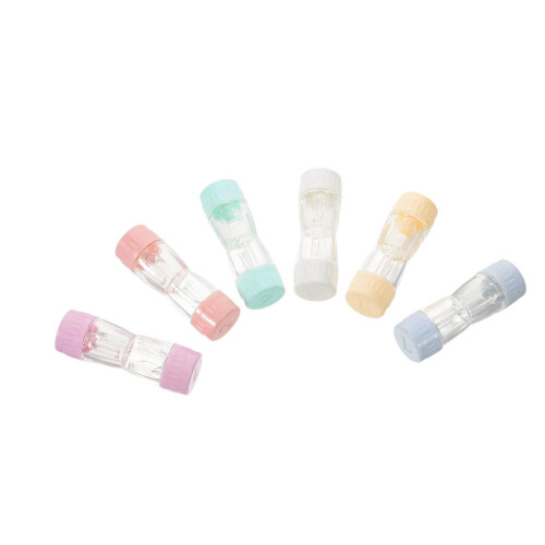 18Pcs Assorted Color Lens Boxes Secure Plastic Contact Lens Holder 1