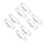 8Stk Stretch Spitzenstrumpfband-Set Mit Perlen Floralem Design 6