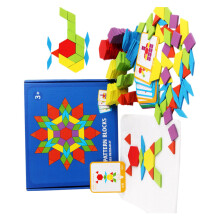 310 Piece Wooden Geometric Puzzle Toy For Kids Educational Play