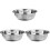 3Pcs Stainless Steel Kitchen Washing Basin 28Cm 4