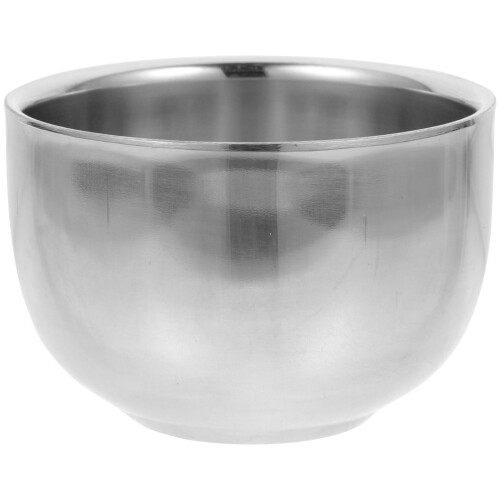 2pcs Beard Brush Bowl Aluminum Round Gift Man