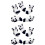 10 Pcs Panda Chopsticks Rest Ceramic Flatware Holder Storage Rack 5
