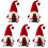 5pcs Valentine's Day Gnome Plush Doll Ornament 4
