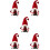 5pcs Valentine's Day Gnome Plush Doll Ornament 9