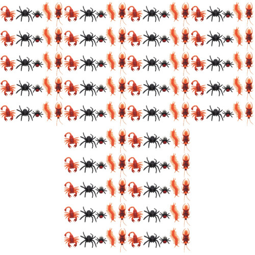 150Pcs Plastic Artificial Centipede & Scorpion Models for Party Tricks 2