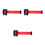 3Pcs Isolation Rail Warning Belt Retractable Ribbon For School 8