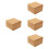 240 Pcs Self-Adhesive Cork Coasters Square Sheets For Diy Craft 7