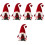 5pcs Valentine's Day Gnome Plush Doll Ornament 5