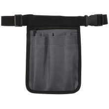 3St Grijze Opslag Pouch Met Mesh Band, Slanke Verpleegster Heuptas