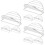 Kitchen Taco Holders Upright Holding Food Racks Silver 6